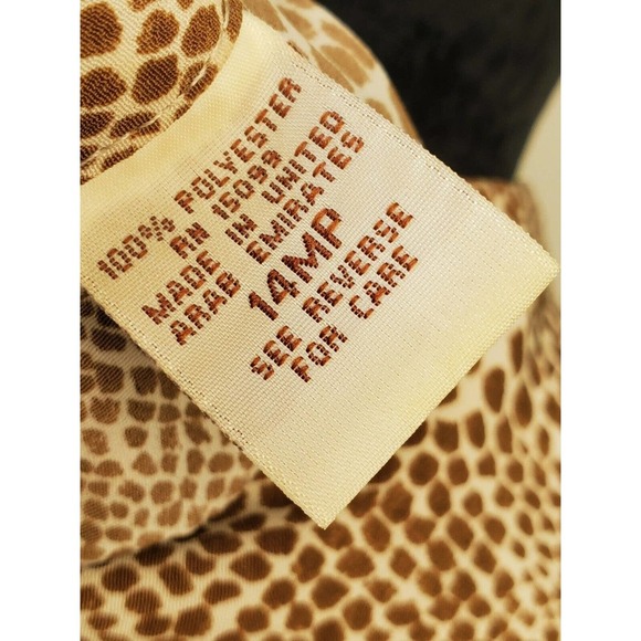 Mosaic Women's Brown Polyester Collared Sleeveless Buttons Down Shirt Size 14MP - Picture 8 of 10